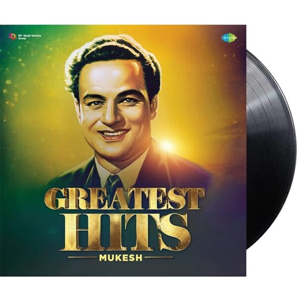 Saregama Vinyl Record - Greatest Hits of Mukesh, 10 Evergreen Hindi Superhit Songs