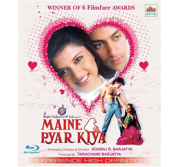 Maine Pyar Kiya (New Single Blu-Ray, Hindi Language, With English Subtitles, Released By Ultra)