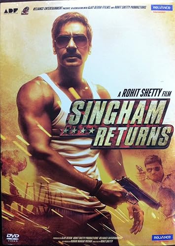 Singham Returns DVD - 2014 Bollywood Movie / Ajay Devgn / Kareena Kapoor