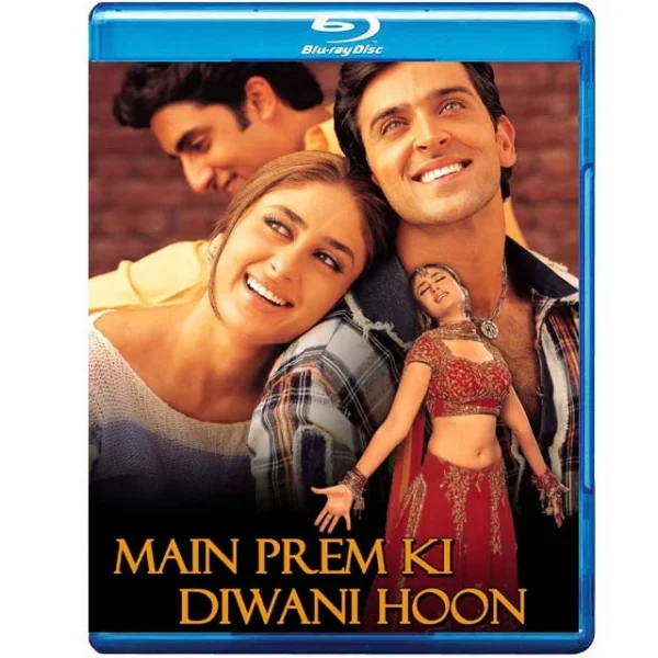 Main Prem Ki Diwani Hoon (Blu-ray) Bollywood movie with English Subtitles preowned used excellent condition
